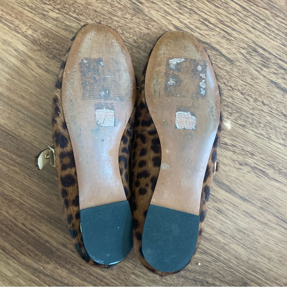 Madewell Remy Flats Leopard, size 11 - Picture 5 of 7